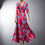 Ella – Elegante Avondjurk met Bloemencharme