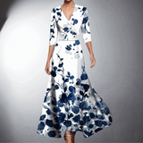 Ella – Elegante Avondjurk met Bloemencharme