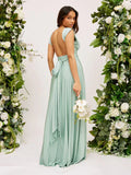 Tindra | Elegante Mouwloze Maxi-jurk met V-hals