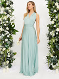 Tindra | Elegante Mouwloze Maxi-jurk met V-hals
