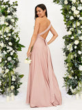 Tindra | Elegante Mouwloze Maxi-jurk met V-hals
