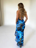 Zoé | Maxi-jurk Midnight Wave