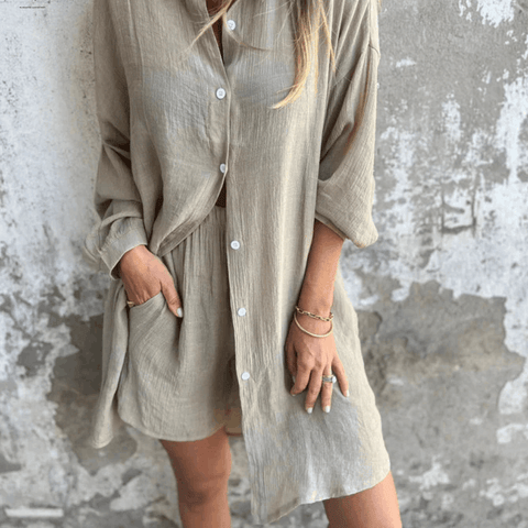 Nina™ - Luchtige Blouse Set