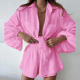 Caja | Zomerse Linnen Shorts & Blouse Set