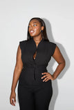 Anna™ | Mouwloze Jumpsuit