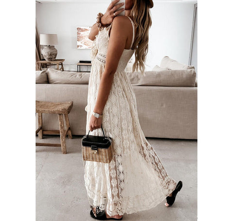 Beryl | Elegante Boho Maxi Jurk