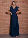 Tindra | Elegante Mouwloze Maxi-jurk met V-hals